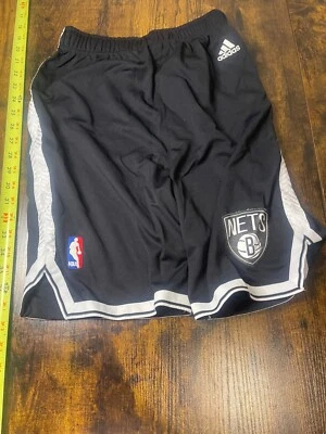 Brooklyn Nets Adidas Shorts ~ Youth Large - Image 1 of 3