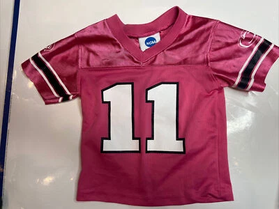 Outerstuff PSU Penn State Nittany Lions NCAA Pink #11 Jersey Girls Infant 18m - Image 1 of 4