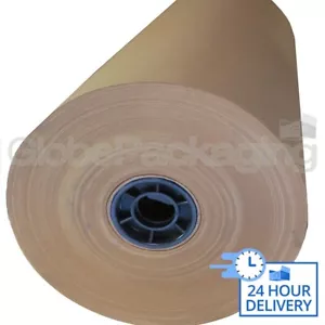 750mm x 200M ROTOLO DI CARTA KRAFT MARRONE PESANTE*OFFERTA* - Foto 1 di 5