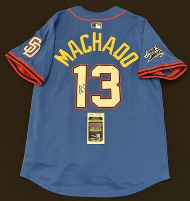 Manny Machado Signed Authentic 2025 All Star Jersey Autographed Padres JSA COA - Image 1 of 4