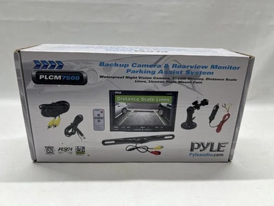 PYLE PLCM7500 BACKUP CAMERA & REARVIEW MONITOR - Image 1 of 2