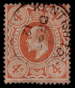 GB EDVII SG286 SPEC M27(1), 4d naranja brillante, BIEN USADO. Gato 15€. CDS - Imagen 1 de 1