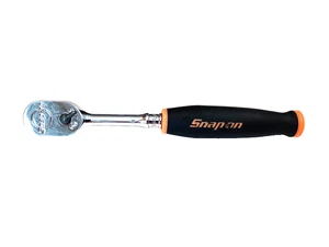 Snap On Tools USA THL72 1/4" Drive ORANGE Soft Grip 72 Tooth Ratchet VERY NICE - Picture 1 of 9