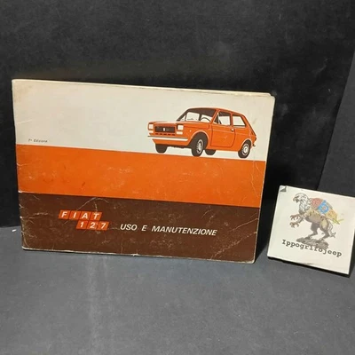 Libretto uso e manutenzione Fiat 127 1 serie italiano originale 1972 collezione - Immagine 1 di 4