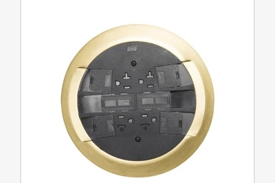 🔴Legrand Wiremold RC4ATCBS Poke-Thru Device Brass Flush‼️ - Image 1 of 3