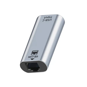 Type-C to RJ45 Female Gigabit 1000Mbps Ethernet LAN Network Adapter Converter - Afbeelding 1 van 12