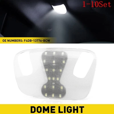 Full LED Overhead For 94-07 Ford F250 F350 F550 Dome Reading Light Cover 1-10Set - Image 1 of 4