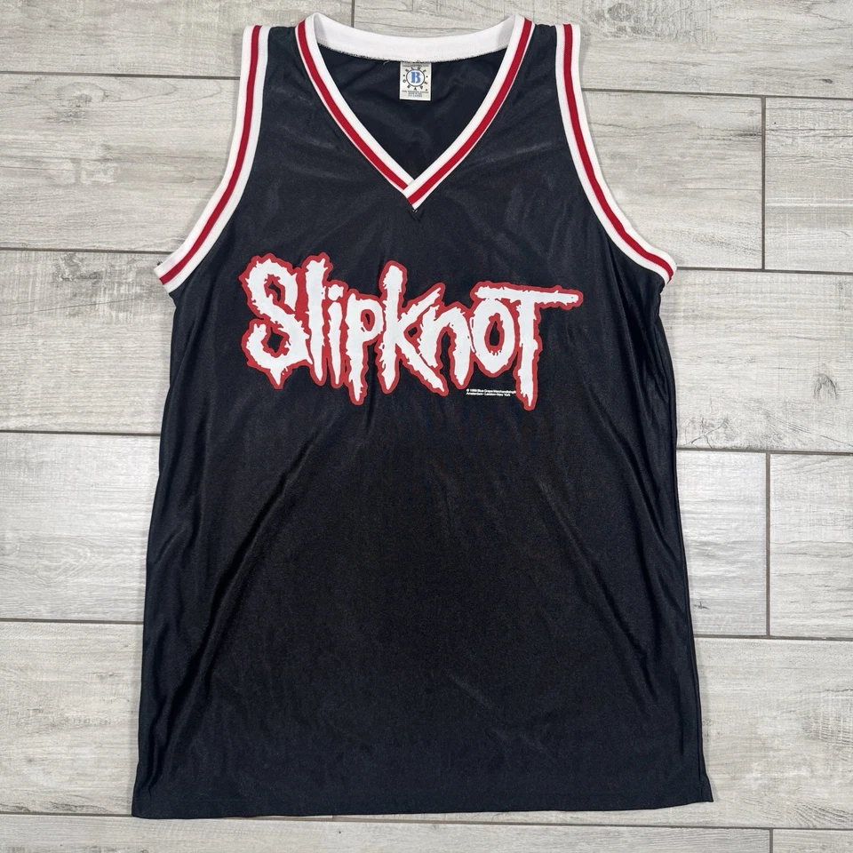 Vintage SLIPKNOT Basketball Jersey Tank Size XXL Dead stock 1999 Blue Grape - Image 1 of 4