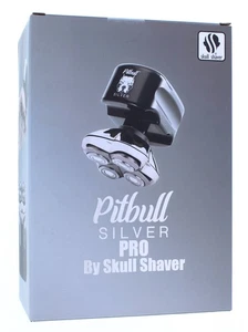 Skull Shaver- Mens Pitbull Silver PRO Shaver - Picture 1 of 3