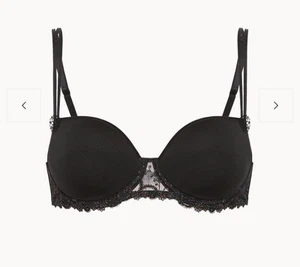 NWT SIMONE PERELE 12X343 Delice Contour T-Shirt Spacer Bra Black US 32D - Picture 1 of 24