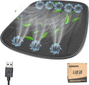Universal Golf Cart Cooling Seat Cover,12V-24V Cooling Seat Cushion for - Picture 1 of 7