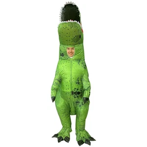 A2Z Erwachsene Aufblasbares Dinosaurier Kostüm mit Ventilator & Batteriebox für Halloween - Bild 1 von 8