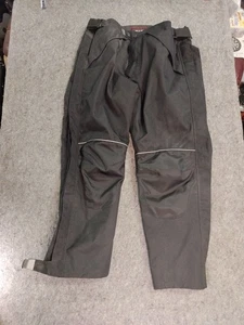 Bilt Motorradhose Herren 38 gefüttert Seitenreißverschluss Kniepanzer schwarz wasserdicht - Bild 1 von 5