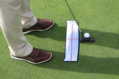 EyeLine Golf Large Putting Alignment Shoulder Mirror - Portable Putter Setup Aid - Image 1 of 4