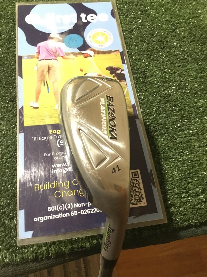 Tour Edge Bazooka Platinum Iron-Wood 41* 9 Iron Seniors 65g Graphite Shaft 36” - Image 1 of 4