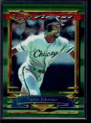 1994 Topps Finest #54 Lance Johnson  NM/NM+ X3106850 - Image 1 of 3