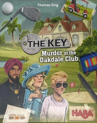 The Key: Murder at the Oakdale Club Board Game by HABA - 100% Complete Mint - Image 1 of 4