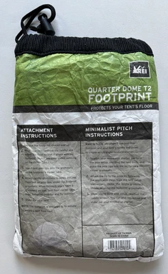 Rei Tienda Cuarto Cúpula T2 Huella Camping Protección Lona Hoja de Tierra Foto 1 de 4