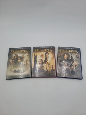 Lord Of The Rings 1-3 Trilogy : 6-Disc DVD Set (Widescreen) Lot - Image 1 of 4