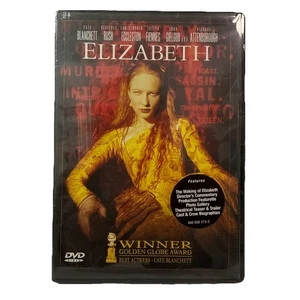 “Elizabeth” DVD Cate Blanchett - Geoffrey Rush New - Picture 1 of 3