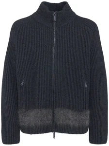DSQUARED2 Gray Zip Wool Cardigan New & Authentic - Picture 1 of 2