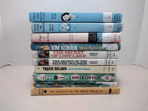 Lot of 10 Vintage Girls Mysteries Meg, Kim Aldrich, Cherry Adams Vicki Dana Robi - Bild 1 von 14