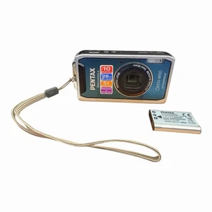 Pentax Optio W60 Underwater Digital Camera With Battery, Silver UnTested - Picture 1 of 3