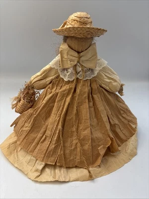 Hermosa muñeca Cornhusker hecha a mano de colección 9 pulgadas Foto 1 de 4