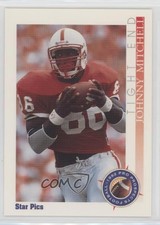 1992 Star Pics Auto Johnny Mitchell #78 Rookie Auto RC