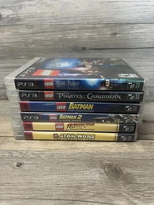 PlayStation 3 Game Lot PS3 LEGO (6) Harry Potter, Batman, Pirates, Star Wars - Picture 1 of 8