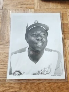 Vintage Hank Aaron Atlanta Braves 8x10 Photo Print 1970s - Picture 1 of 3