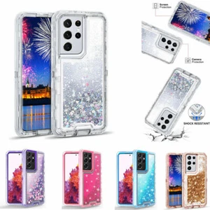 Funda blindada defensora de brillo líquido ultra a prueba de golpes para Samsung S21/S21Plus/S21 - Imagen 1 de 15