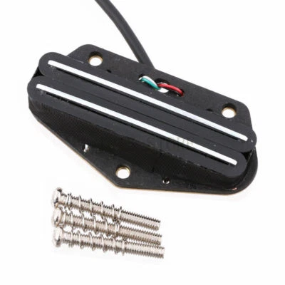 Guitar Bridge Pickup Chrome Dual Rail for Telecaster Tele - Image 1 of 4