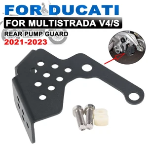 Rear Brake Pump Protector Cover Guard For Ducati Multistrada V4 S MTS RALLY Adv - Imagen 1 de 5