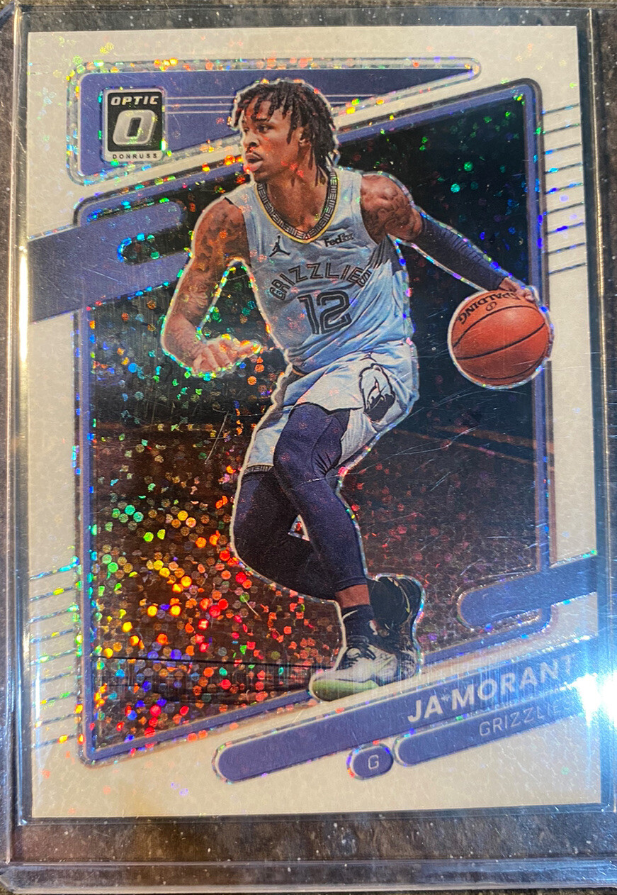 2021-22 Ja Morant Donruss Optic White Sparkle #144 Rare SSP Grizzlies