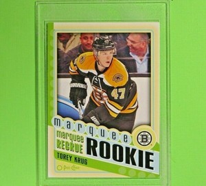 TOREY KRUG  2012  ROOKIE  MARQUEE OPC #555  Boston Bruins