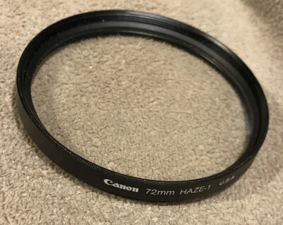 Canon 72mm Haze-1 Filter *Made In USA *Original Canon *MINT ++ Condition - Image 1 of 4