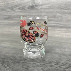 Casino Gambling Biloxi Ms. SHOT GLASS Whiskey Shot Glass Souvenir - Picture 1 of 5