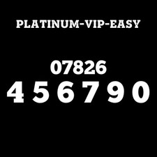 ⭐ GOLD EASY VIP MEMORABLE MOBILE PHONE NUMBER DIAMOND PLATINUM SIM CARD 456 790