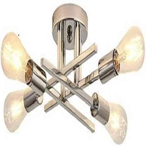 Lampadario Sputnik - Lampada a sospensione in nichel a 4 luci - metà secolo -... - Immagine 1 di 4