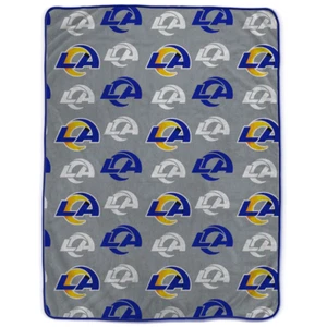 Los Angeles Rams NFL 60" x 72" Logo Roll Ultra Soft Blanket-F2021674645 - Picture 1 of 2