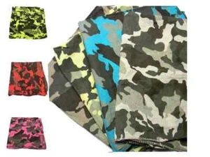 Herren Halstuch Camouflage Camouflage Made Italy Mimetic Vintage Halstuch - Bild 1 von 9