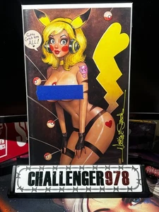 ZIRTY GIRLZ #3 SZERDY SIGNED VIRGIN w/ COA - PIKACHU - Picture 1 of 1