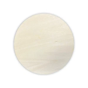 Unfinished Wooden Round Shape Cutout – Blank Craft Circles – Laser-Cut Wood - Picture 1 of 6