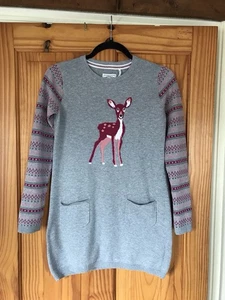 Fat Face Longline Jumper - 12-13 Years - Picture 1 of 10