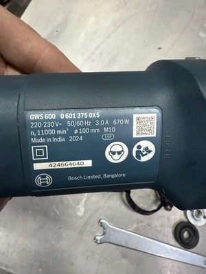 Amoladora de válvulas Bosch Gws 600 Foto 1 de 4