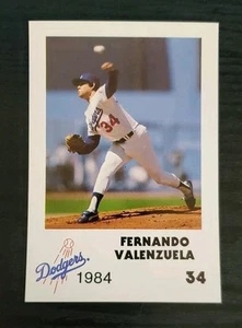 1984 Los Angeles Dodgers Police #34 Fernando Valenzuela - Picture 1 of 2