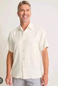 Tommy Bahama Men's Maui Border Silk Camp Shirt - Continental Sz Large  - Picture 1 of 11