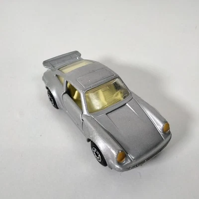 Matchbox Porsche Turbo 1978 No3 Diecast Toy Car Good Condition Silver - image 1 of 4