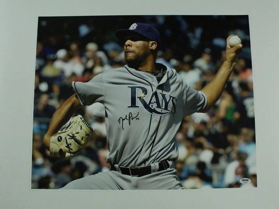 PÓSTER FOTOGRÁFICO FIRMADO POR DAVID PRICE 16X20 CY YOUNG GANADOR, WS CHAMPION PSA Foto 1 de 1